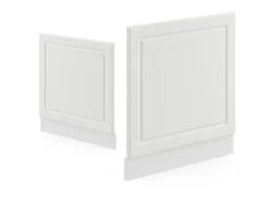 Vicco Frontblende R-Line Geschirrspüler Fronttür Weiß Landhaus/Weiß 60 cm ohne Arbeitsplatte