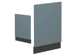 Vicco Frontblende R-Line Geschirrspüler Fronttür Blau-Grau/Anthrazit AP Marmor