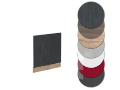 Vicco Frontblende R-Line Schwarz Beton/Goldkraft Eiche 60 cm ohne Arbeitsplatte