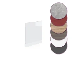 Vicco Frontblende R-Line Weiß Hochglanz/Weiß 60 cm ohne Arbeitsplatte