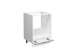 Vicco Herdumbauschrank Fame-Line Anthrazit-Gold/Weiß 60 cm ohne Arbeitsplatte