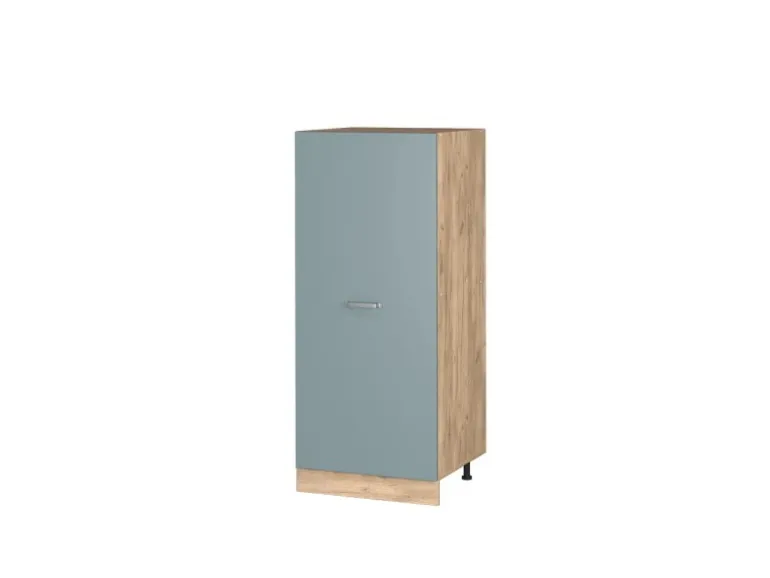 Vicco Herdumbauschrank R-Line Küchenkommode Blau-Grau/Goldkraft Eiche 60 cm