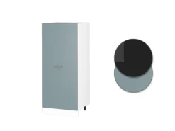 Vicco Herdumbauschrank R-Line Küchenkommode Blau-Grau/Weiß 60 cm