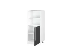 Vicco Herdumbauschrank R-Line Herdschrank Anthrazit Hochglanz/Weiß 60 cm