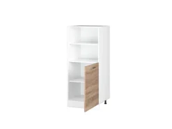 Vicco Herdumbauschrank R-Line Herdschrank Sonoma/Weiß 60 cm