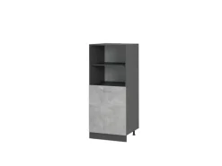 Vicco Herdumbauschrank R-Line Herdschrank Beton 60 cm