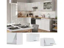 Vicco Hängeschrank Fame-Line Hängender Küchenschrank Weiß Hochglanz/Weiß 60 cm Flach