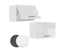 Vicco Hängeschrank Fame-Line Hängender Küchenschrank Weiß Hochglanz/Weiß 60 cm Flach