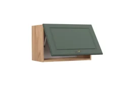 Vicco Hängeschrank Fame-Line Grün-Gold Landhaus/Goldkraft Eiche 60 cm Flach
