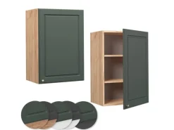 Vicco Hängeschrank Fame-Line Grün-Gold Landhaus/Goldkraft Eiche 50 cm