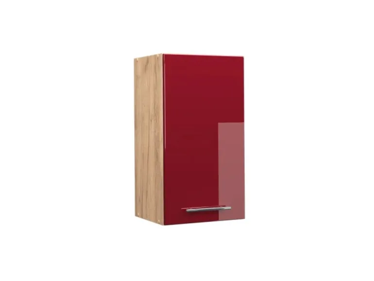 Vicco Hängeschrank Fame-Line Bordeaux Hochglanz/Goldkraft Eiche 40 cm