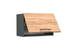 Vicco Hängeschrank Fame-Line Hängender Küchenschrank Goldkraft Eiche/Anthrazit 60 cm Flach