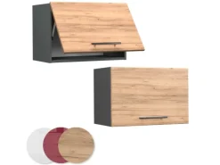 Vicco Hängeschrank Fame-Line Hängender Küchenschrank Goldkraft Eiche/Anthrazit 60 cm Flach