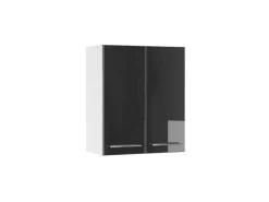 Vicco Hängeschrank Fame-Line Hängender Küchenschrank Anthrazit Hochglanz/Weiß 60 cm