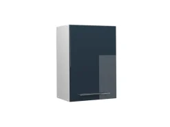 Vicco Hängeschrank Fame-Line Hängender Küchenschrank Dunkelblau Hochglanz/Weiß 50 cm