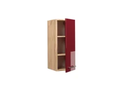 Vicco Hängeschrank Fame-Line Bordeaux Hochglanz/Goldkraft Eiche 30 cm