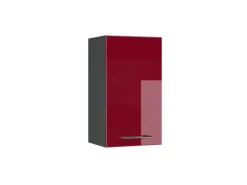 Vicco Hängeschrank Fame-Line Hängender Küchenschrank Bordeaux Hochglanz/Anthrazit 40 cm