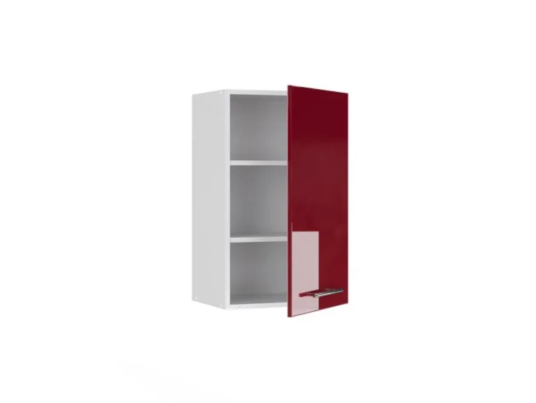 Vicco Hängeschrank Fame-Line Hängender Küchenschrank Bordeaux Hochglanz/Weiß 45 cm