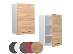 Vicco Hängeschrank Fame-Line Hängender Küchenschrank Goldkraft Eiche/Weiß 45 cm