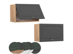 Vicco Hängeschrank Fame-Line Anthrazit-Gold/Goldkraft Eiche 60 cm Flach