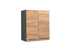 Vicco Hängeschrank Fame-Line Hängender Küchenschrank Goldkraft Eiche/Anthrazit 60 cm