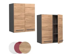 Vicco Hängeschrank Fame-Line Hängender Küchenschrank Goldkraft Eiche/Anthrazit 60 cm