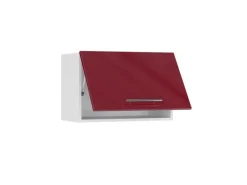 Vicco Hängeschrank Fame-Line Hängender Küchenschrank Bordeaux Hochglanz/Weiß 60 cm Flach