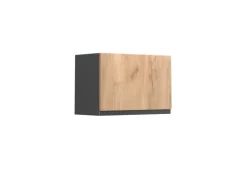 Vicco Hängeschrank R-Line Goldkraft Eiche/Anthrazit 60 cm J-Shape Flach