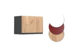 Vicco Hängeschrank R-Line Goldkraft Eiche/Anthrazit 60 cm J-Shape Flach