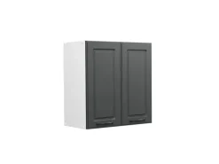 Vicco Hängeschrank R-Line Hängender Küchenschrank Anthrazit Landhaus/Weiß 60 cm