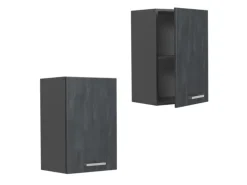 Vicco Hängeschrank R-Line Hängender Küchenschrank Schwarz Beton/Anthrazit 40 cm