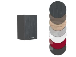 Vicco Hängeschrank R-Line Hängender Küchenschrank Schwarz Beton/Anthrazit 40 cm