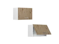 Vicco Hängeschrank R-Line Hängender Küchenschrank Artisan-Eiche/Weiß 60 cm Flach