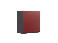 Vicco Hängeschrank R-Line Hängender Küchenschrank Rot/Anthrazit 60 cm J-Shape