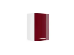 Vicco Hängeschrank R-Line Hängender Küchenschrank Bordeaux Hochglanz/Weiß 40 cm