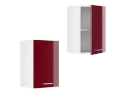 Vicco Hängeschrank R-Line Hängender Küchenschrank Bordeaux Hochglanz/Weiß 40 cm