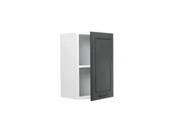 Vicco Hängeschrank R-Line Hängender Küchenschrank Anthrazit Landhaus/Weiß 40 cm