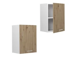 Vicco Hängeschrank R-Line Hängender Küchenschrank Artisan-Eiche/Weiß 45 cm