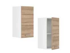 Vicco Hängeschrank R-Line Hängender Küchenschrank Sonoma/Weiß 30 cm