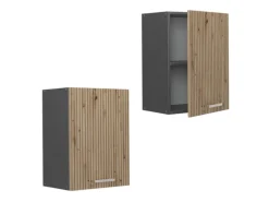 Vicco Hängeschrank R-Line Hängender Küchenschrank Artisan-Eiche/Anthrazit 45 cm