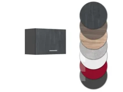 Vicco Hängeschrank R-Line Hängender Küchenschrank Schwarz Beton/Anthrazit 60 cm Flach