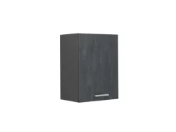 Vicco Hängeschrank R-Line Hängender Küchenschrank Schwarz Beton/Anthrazit 45 cm