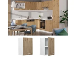 Vicco Hängeschrank R-Line Hängender Küchenschrank Artisan-Eiche/Weiß 40 cm