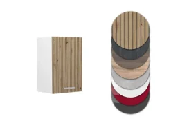 Vicco Hängeschrank R-Line Hängender Küchenschrank Artisan-Eiche/Weiß 40 cm