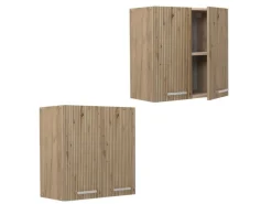 Vicco Hängeschrank R-Line Hängender Küchenschrank Artisan-Eiche/Goldkraft Eiche 60 cm