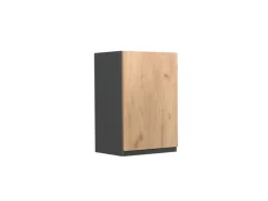 Vicco Hängeschrank R-Line Hängender Küchenschrank Goldkraft Eiche/Anthrazit 40 cm J-Shape