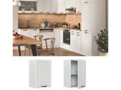 Vicco Hängeschrank R-Line Hängender Küchenschrank Weiß Landhaus/Weiß 40 cm