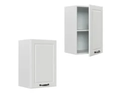 Vicco Hängeschrank R-Line Hängender Küchenschrank Weiß Landhaus/Weiß 40 cm