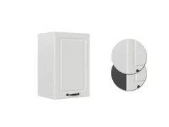 Vicco Hängeschrank R-Line Hängender Küchenschrank Weiß Landhaus/Weiß 40 cm