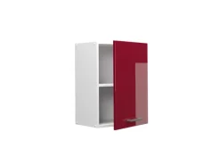 Vicco Hängeschrank R-Line Hängender Küchenschrank Bordeaux Hochglanz/Weiß 45 cm